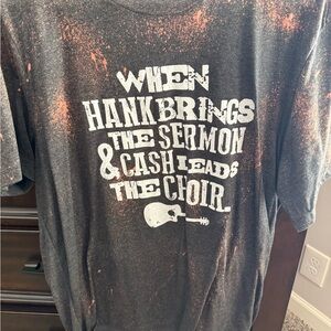 Graphic T-Shirt with Guitar Print